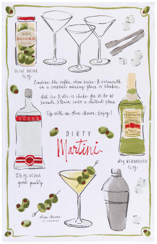 Now Designs - Kitchen Towel Prnt Martini