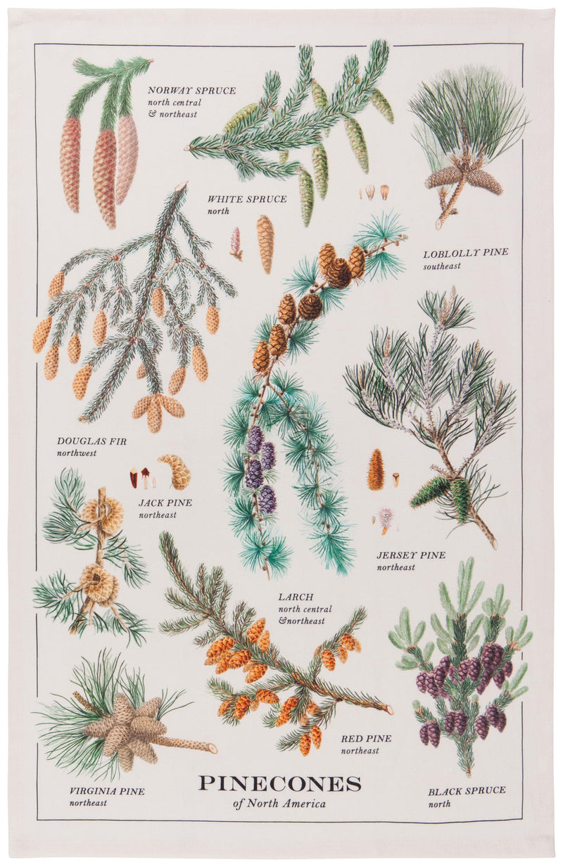 Now Designs - Kitchen Towel Pinecones