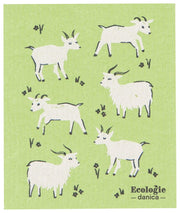 Now Designs - Swedish Dishcloth Goats | Green