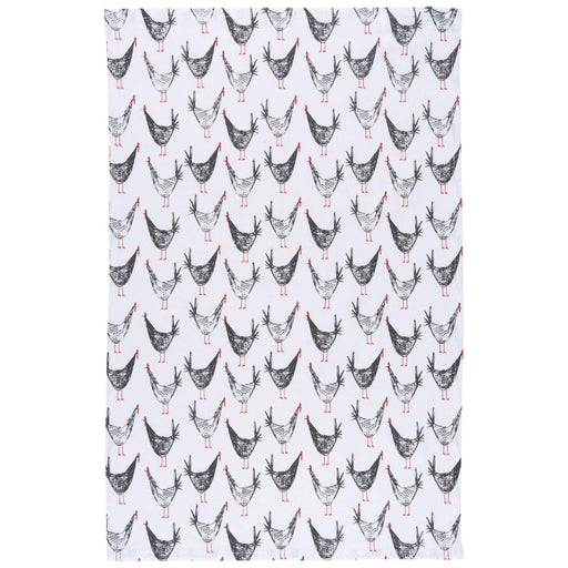 Now Designs - Kitchen Towel Chicken Scratch Prnt | Red