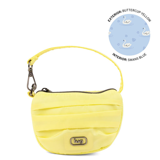 LUG - Disco Pleated Pouch - BUTTERCUP YELLOW
