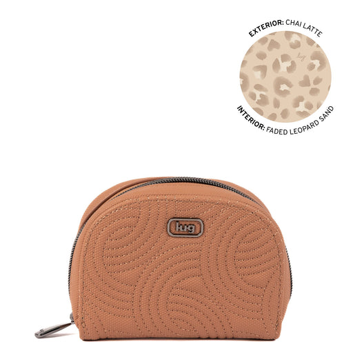 LUG - Kolo Mini Jewelry Matte Luxe VL Pouch with Charm Bar - CHAI LATTE