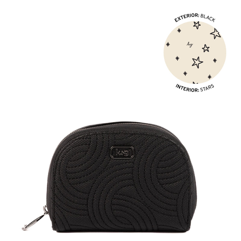 LUG - Kolo Mini Jewelry Matte Luxe VL Pouch with Charm Bar - BLACK 2