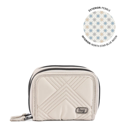 LUG - Splits 2 Compact RFID Wallet - PEBBLE
