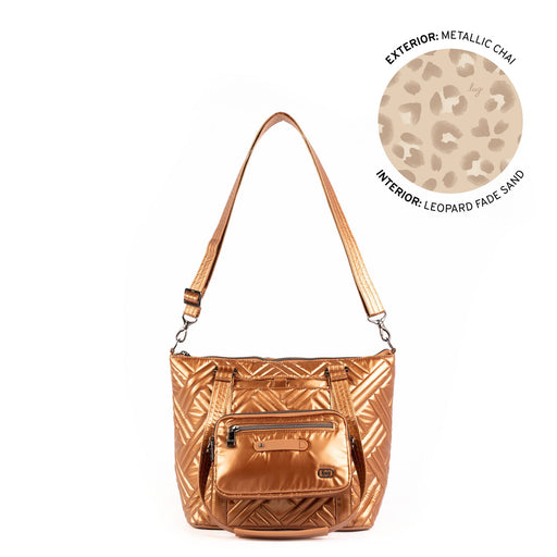 LUG - Catamaran Tote Bag & Removable Pouch - METALLIC CHAI