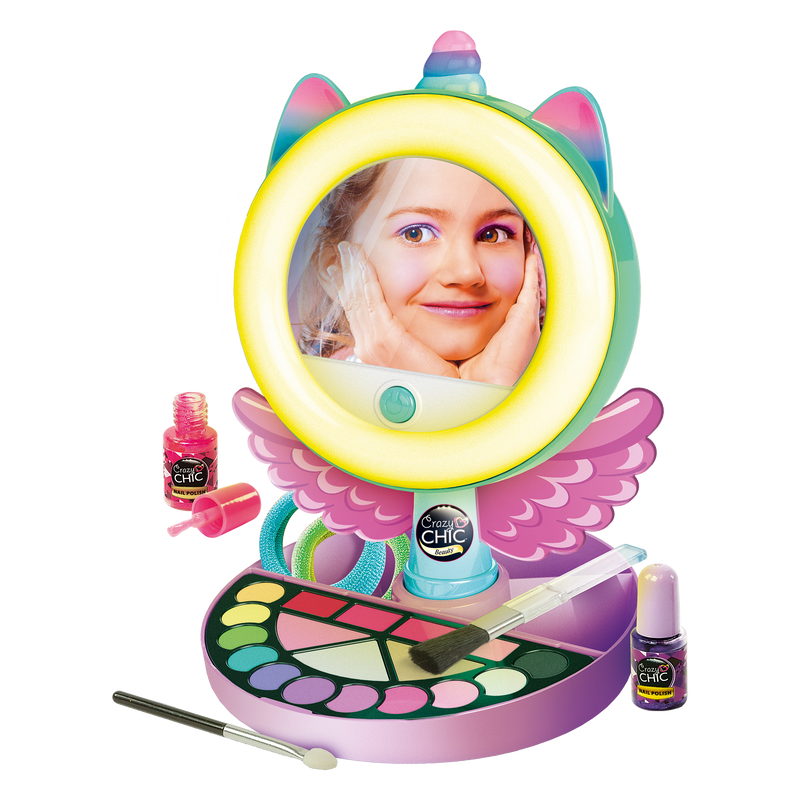 CRAZY CHIC: UNICORN MIRROR BEAUTY SET