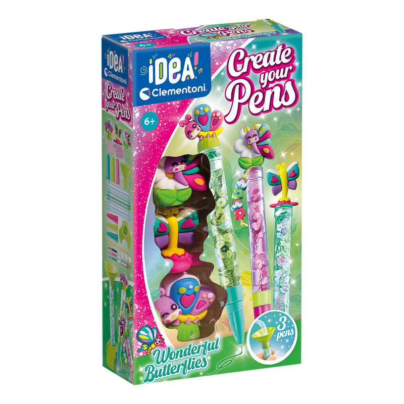 IDEA: CREATE YOUR PENS - WONDERFUL BUTTERFLIES