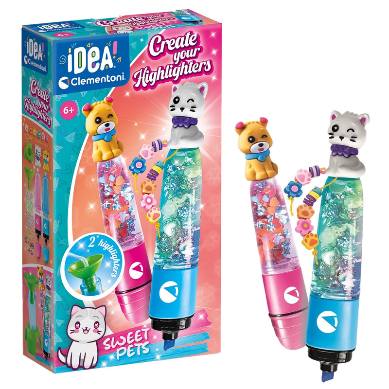 IDEA: CREATE YOUR HIGHLIGHTERS - SWEET PETS