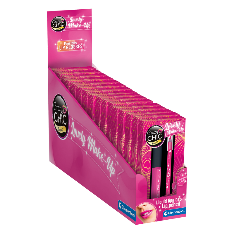 CRAZY CHIC: LIPGLOSS - PINK POWER (SOLD 16 UNITS)