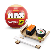 MAX BUILD Premium Sushi Bar – Sushi Set example with capsule; one random set included