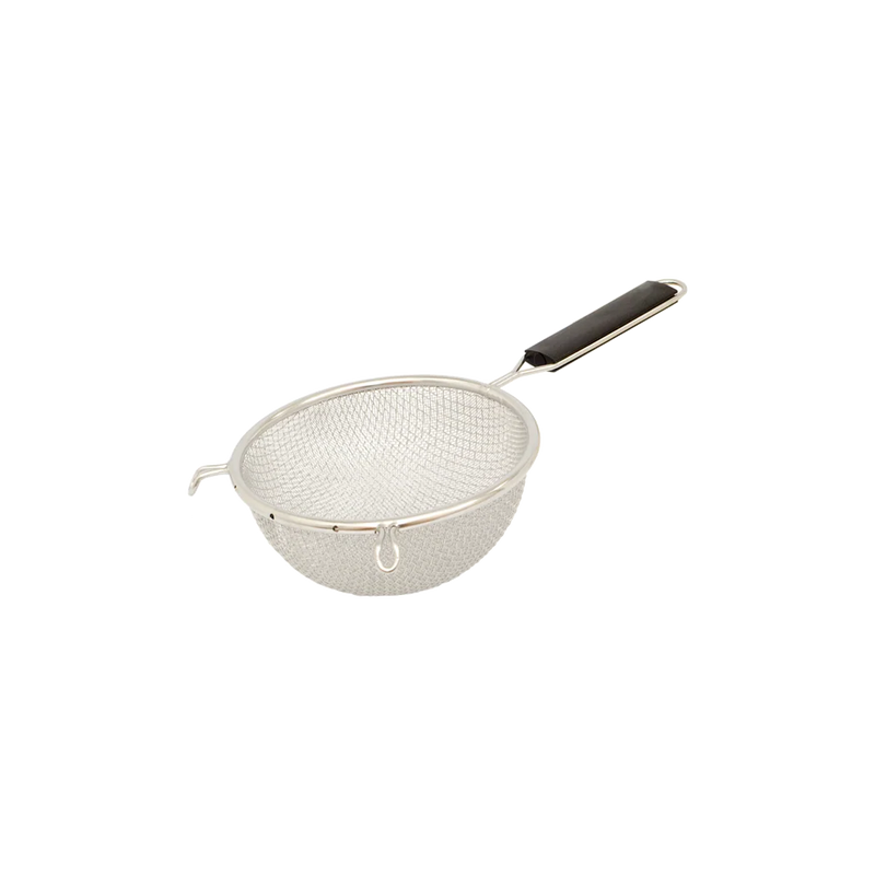 Browne - Strainer - Single - Mesh - Medium - Plastic Handle - Bowl - 4.75" / 12 cm - Stainless Steel
