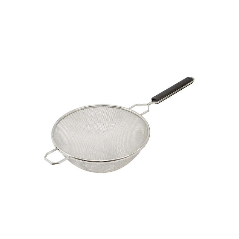 Browne - Strainer - Single - Mesh - Medium - Plastic Handle - Bowl - 6.25" / 15.9 cm - Stainless Steel