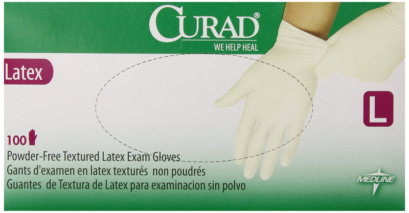 Belmonda - Gloves/Gant Curad Latex Powder-Free 100 box G/L