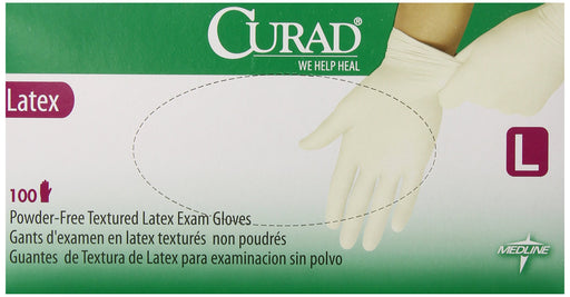 Belmonda - Gloves/Gant Curad Latex Powder-Free 100 box G/L