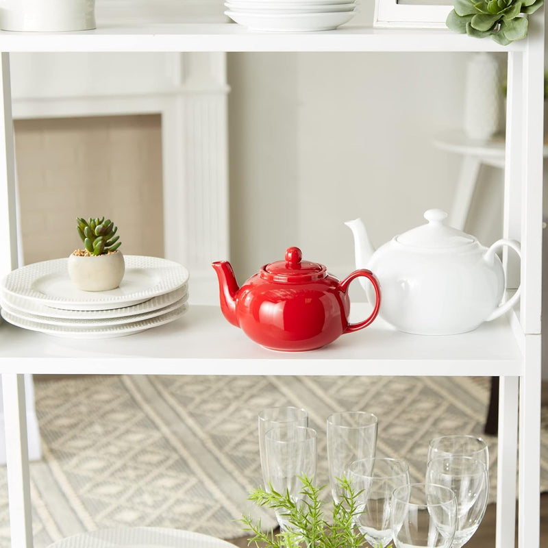 Danica - Stoneware Teapot - Red