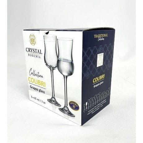 Bohemia - Gastro / Colibri Grappa Stemmed Glass  (Set of 6)