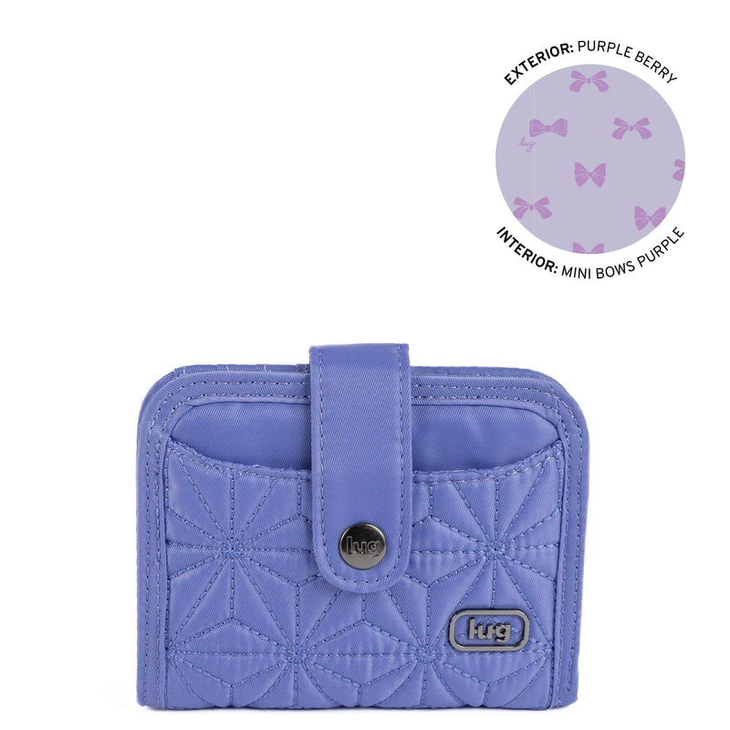 X-LUG - Legacy Collection Minuet RFID Wallet - PURPLE BERRY