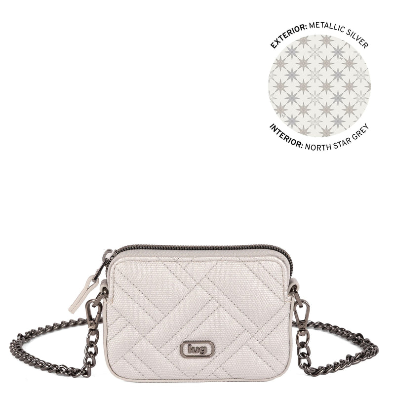 X-LUG - Juke Matte Luxe VL Mini Bag - METALLIC SILVER