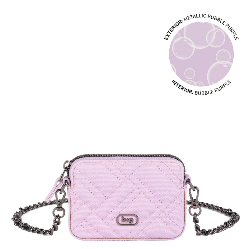 X-LUG - Juke Matte Luxe VL Mini Bag - METALLIC BUBBLE PURPLE