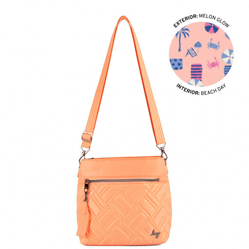 X-LUG - Double Dip Crossbody Bag - MELON GLOW