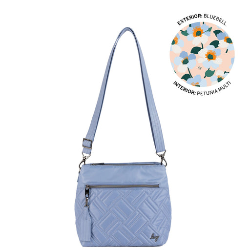 X-LUG - Double Dip Crossbody Bag - BLUEBELL