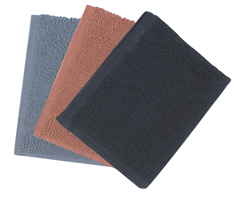 BaByliss - Towel Deluxe Bleach-Proof Black (12-PACK)