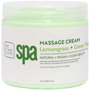BCL Spa - Massage Cream Lemongrass + geen Tea | 16 oz