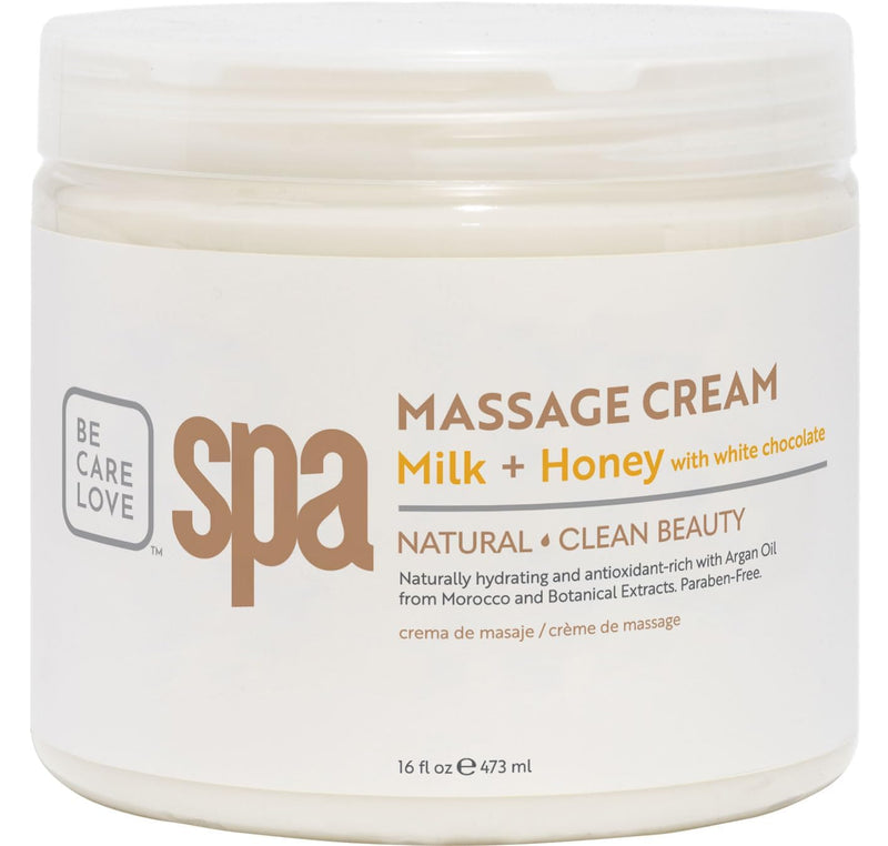 BCL Spa - Massage Cream Milk Honey + White Choco | 16 oz
