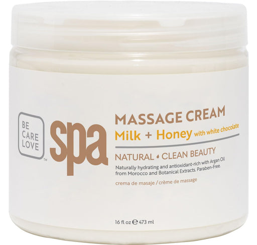 BCL Spa - Massage Cream Milk Honey + White Choco | 16 oz