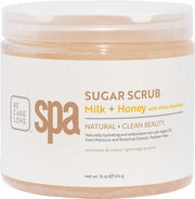 BCL Spa - Sugar Scrub Milk Honey + White Choco | 16 oz