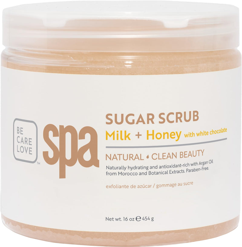 BCL Spa - Sugar Scrub Milk Honey + White Choco | 16 oz