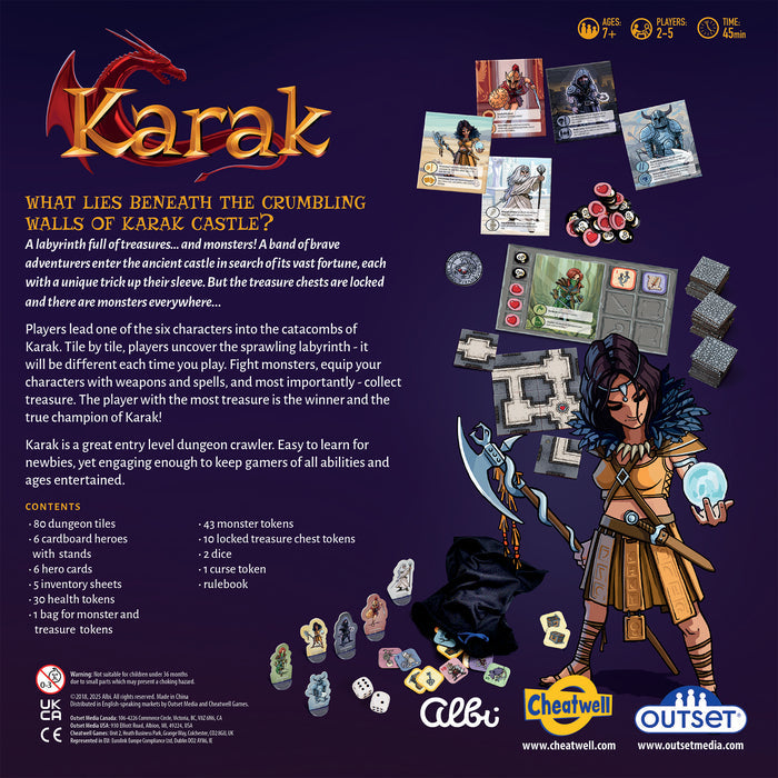 Outset Media - Catacombs of Karak box back