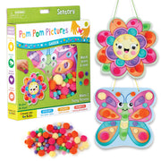 CREATIVITY FOR KIDS - Pom Pom Pictures: Garden - Butterfly and Flower