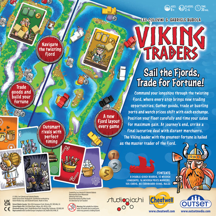 Viking Traders box back