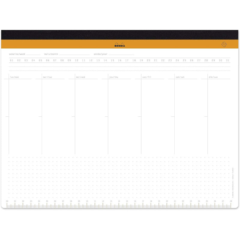 Undated Weekly Desk Pad 60 Sheets A4+ (11.7 x 8.75 in)