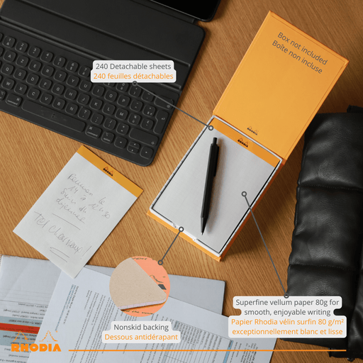 Dotted Grid Stapled Memopad N°13 240 sheets A6 (4.1 x 5.8 in)