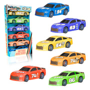 Lollipop - Nascar 6PK Pull Back Nitro Racer