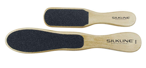 Silkline - Duo Two-Sided Foot Files with Oak Wood Handle (2-PACK)