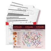 Book: Introduction To Calligraphy 10 Cards 9 Lettering Styles (12.6 x 9.8 in)