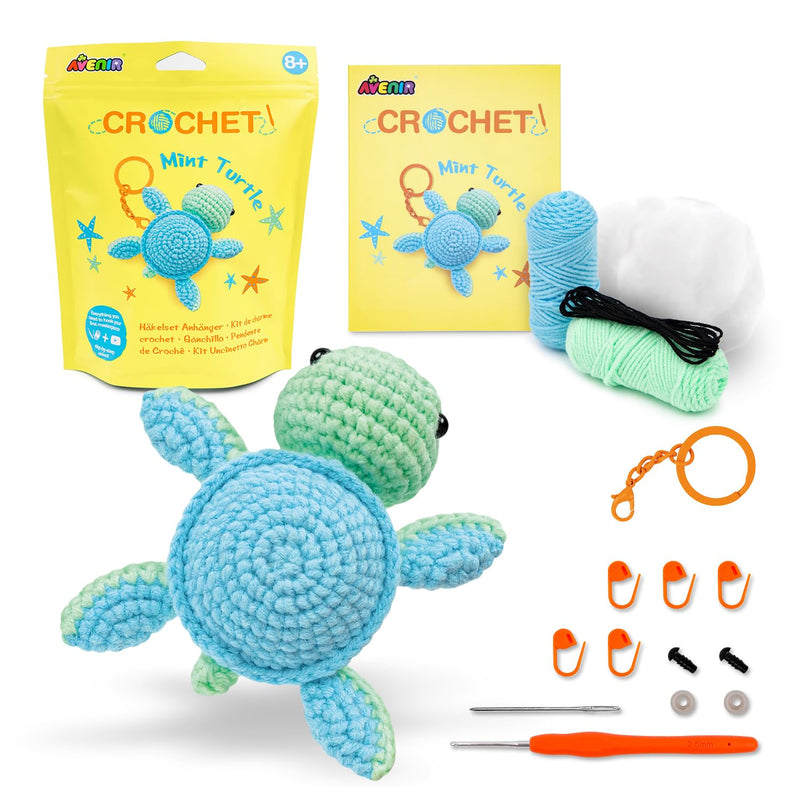Avenir - CROCHET MINT TURTLE