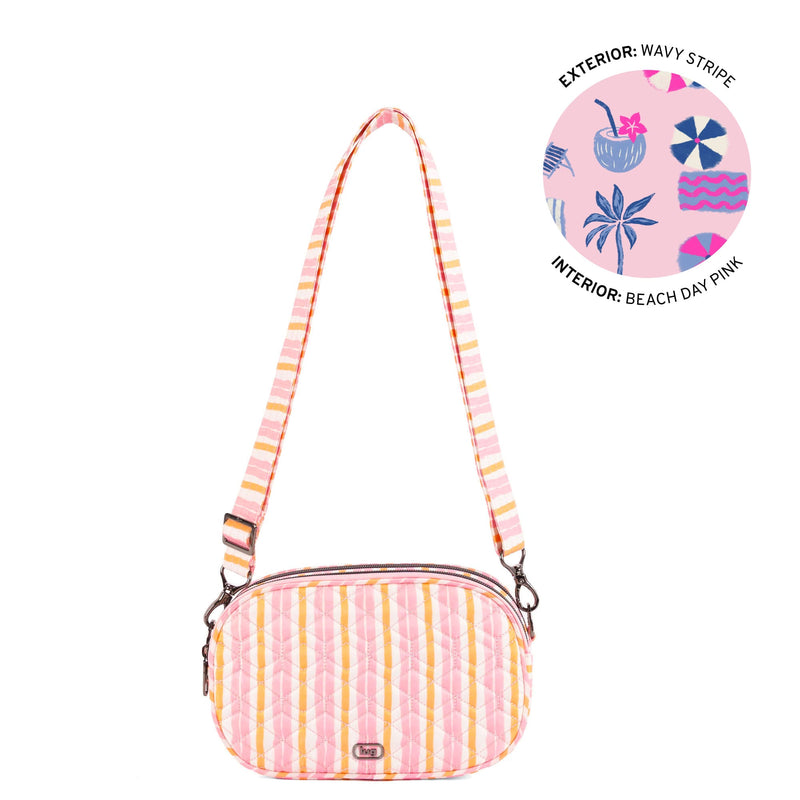 X-LUG - Comet Crossbody Bag - WAVY STRIPE
