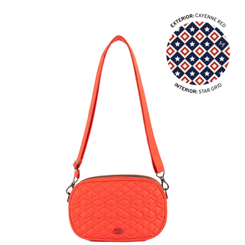 X-LUG - Comet Crossbody Bag - CAYENNE RED