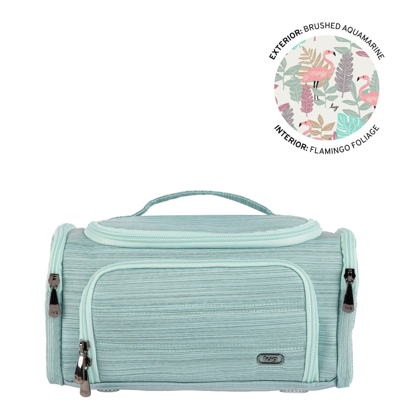 X-LUG - Trolley Medium 2 Cosmetic Case - BRUSHED AQUAMARINE