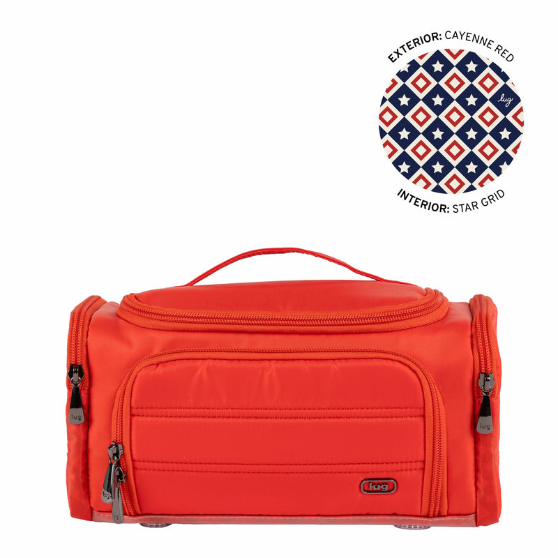 X-LUG - Trolley Medium 2 Cosmetic Case - CAYENNE RED
