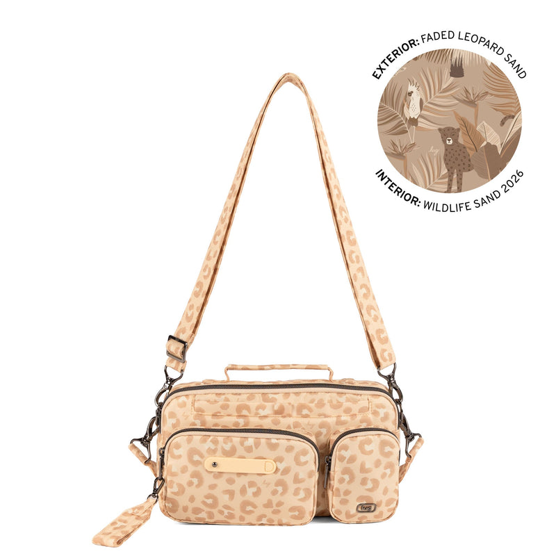 X-LUG - Switcheroo SE Crossbody Bag - FADED LEOPARD SAND