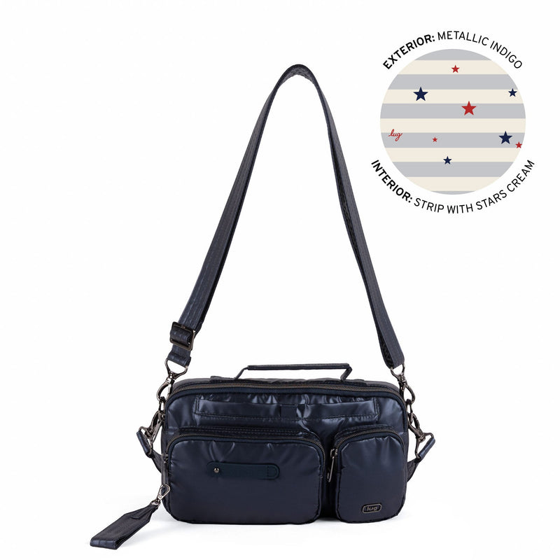 X-LUG - Switcheroo SE Crossbody Bag - METALLIC INDIGO
