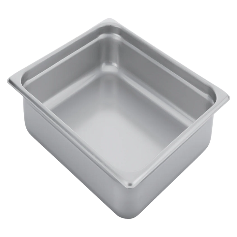 Browne - Steam Pan, Anti-Jam, 2/3 Size, Heavy Weight, Deep - 6"/15.2cm, 15.7qt/14.8L, 22 gauge, SS, NSF