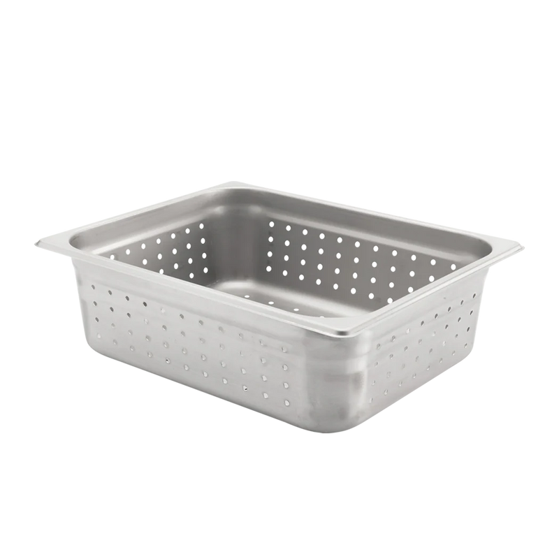 Browne - Steam Pan, Anti-Jam, Perforated, 1/2 Size, 4"/10.2cm Deep