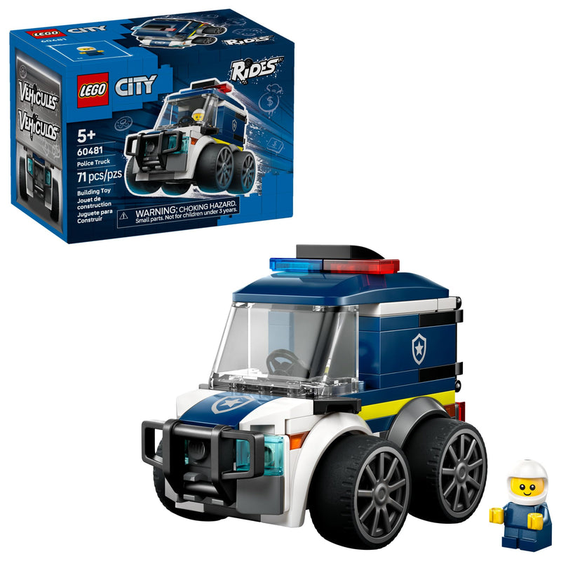 LEGO - 60481 - CITY - RIDES - Police Truck - 71pcs - S26