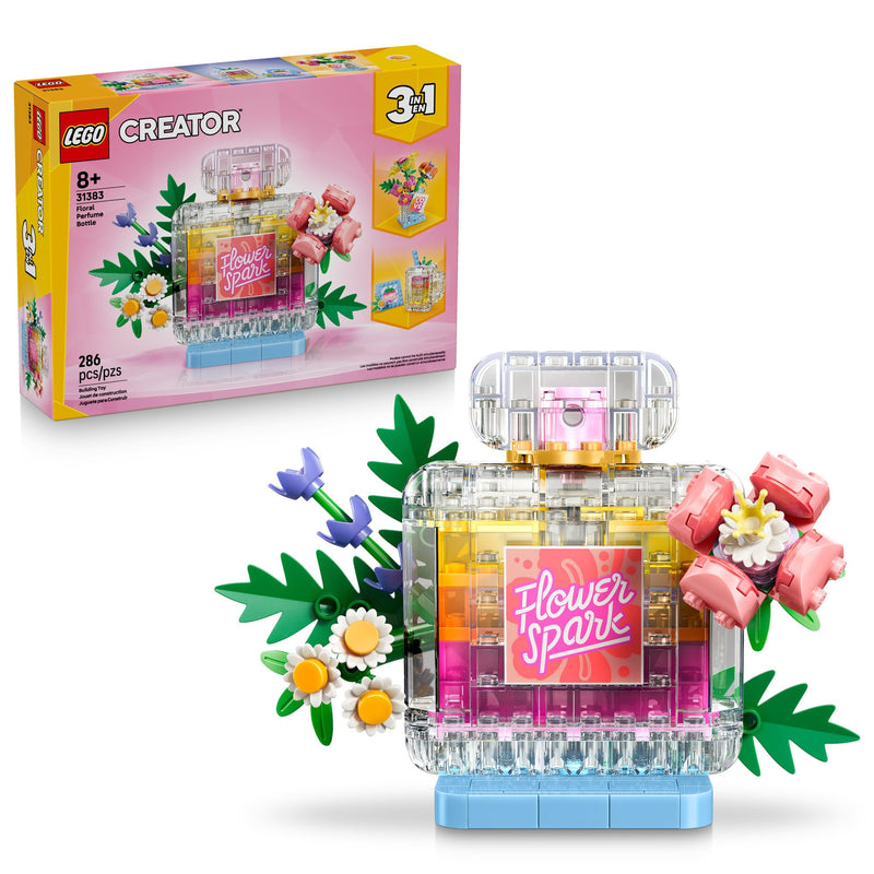 LEGO - 31383 - CREATOR - Floral Decor Perfume Bottle  - 286pcs - F26